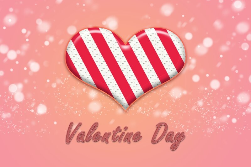 Heart with Stripes