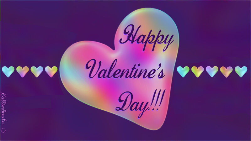 Heart with Text — Purple, Festive