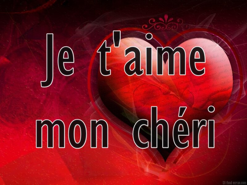 Heart with Text — Red, Romantic, Digital Art, Flourish