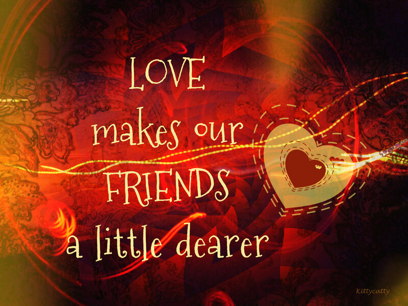 Heart with Text — Red