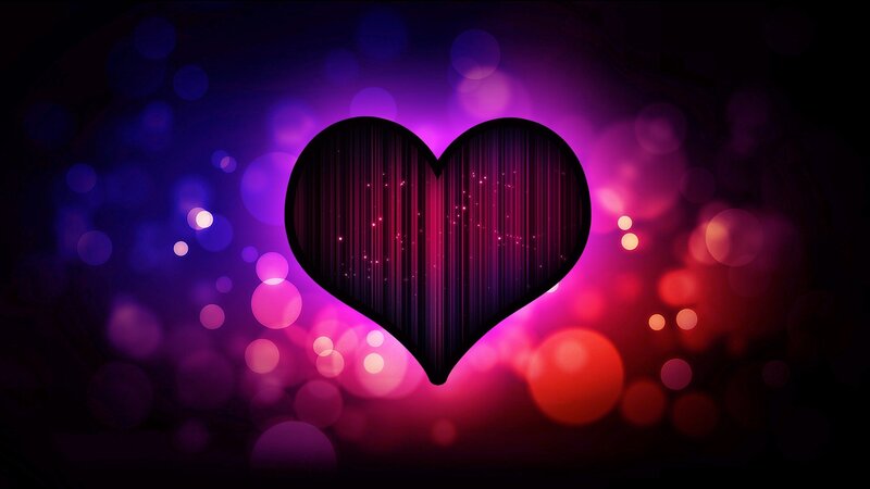 Heart with Vertical Lines