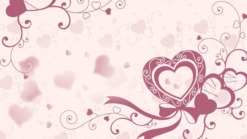 Heart with Vines and Ribbon