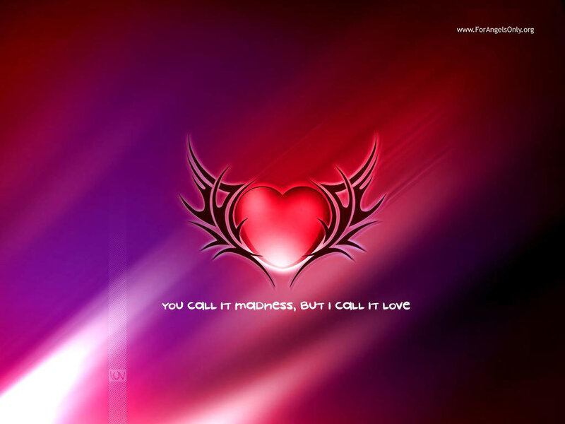 heart with wings and quote