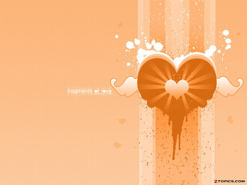 Heart with Wings — Orange