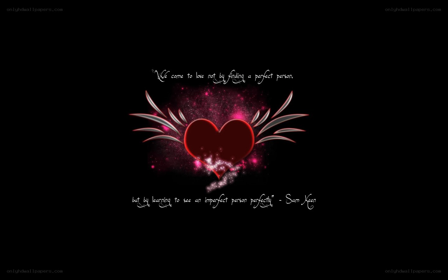 heart with wings quote