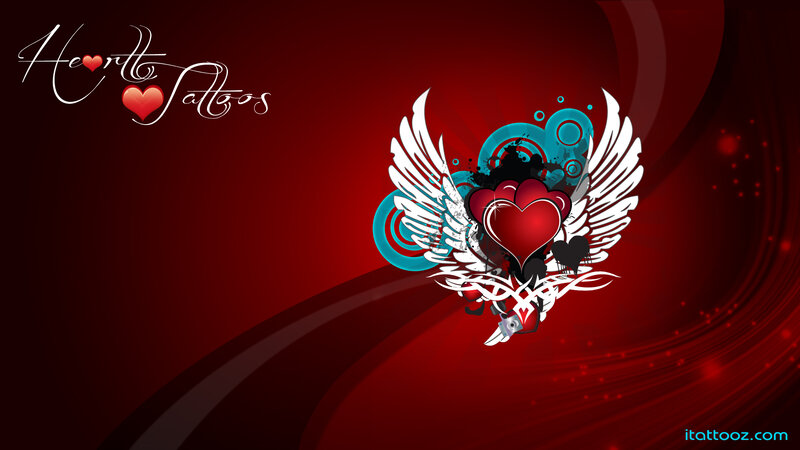 Heart with Wings Tattoo