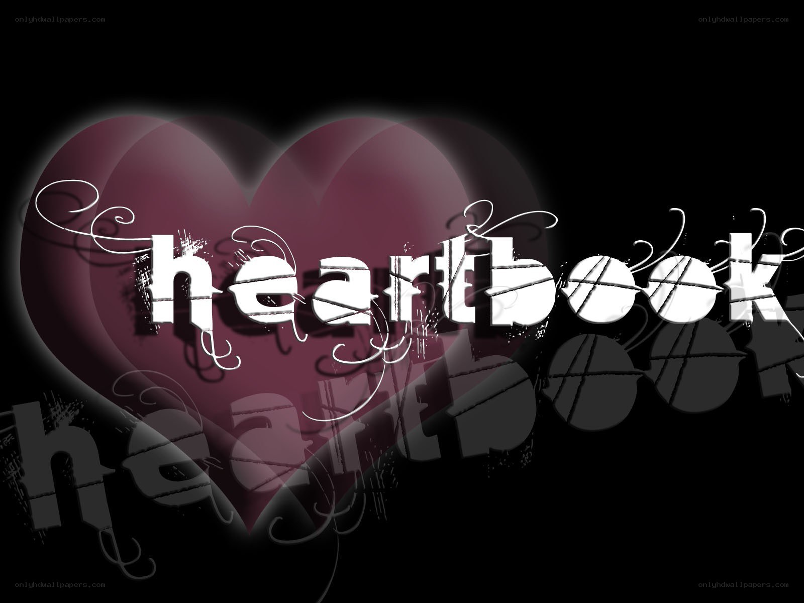 heartbook text art