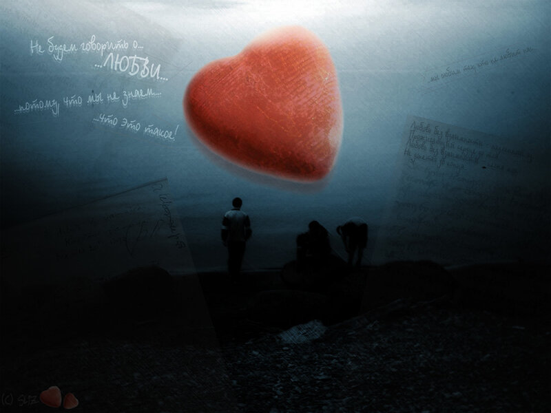 Hearts and handwritten notes