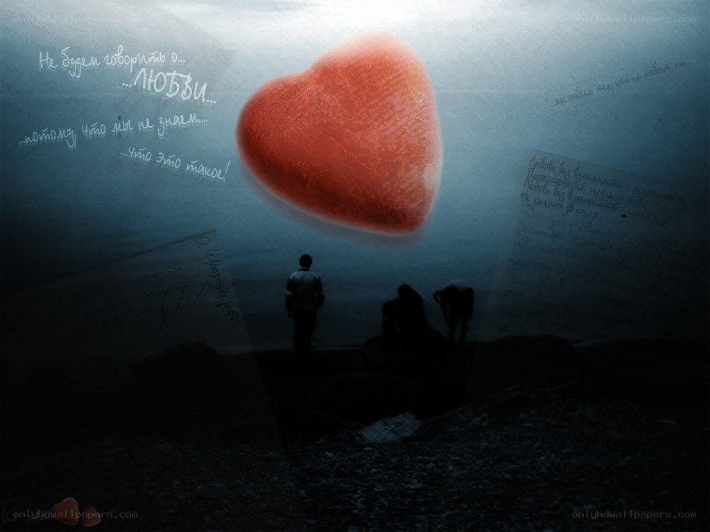 Hearts and handwritten notes