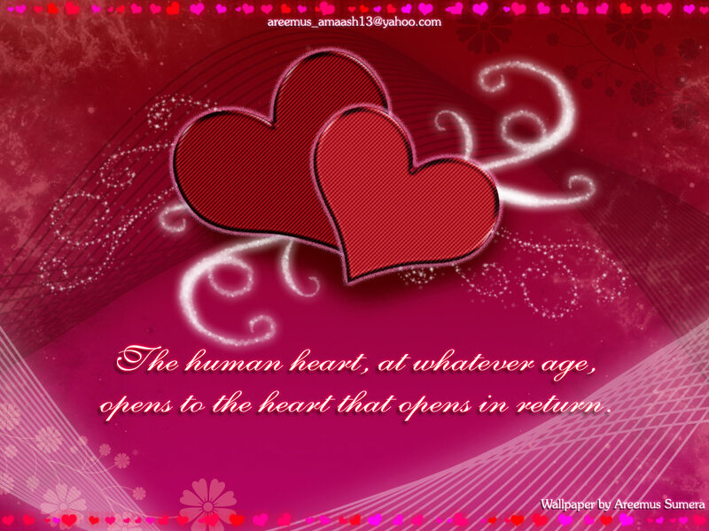hearts and love quote