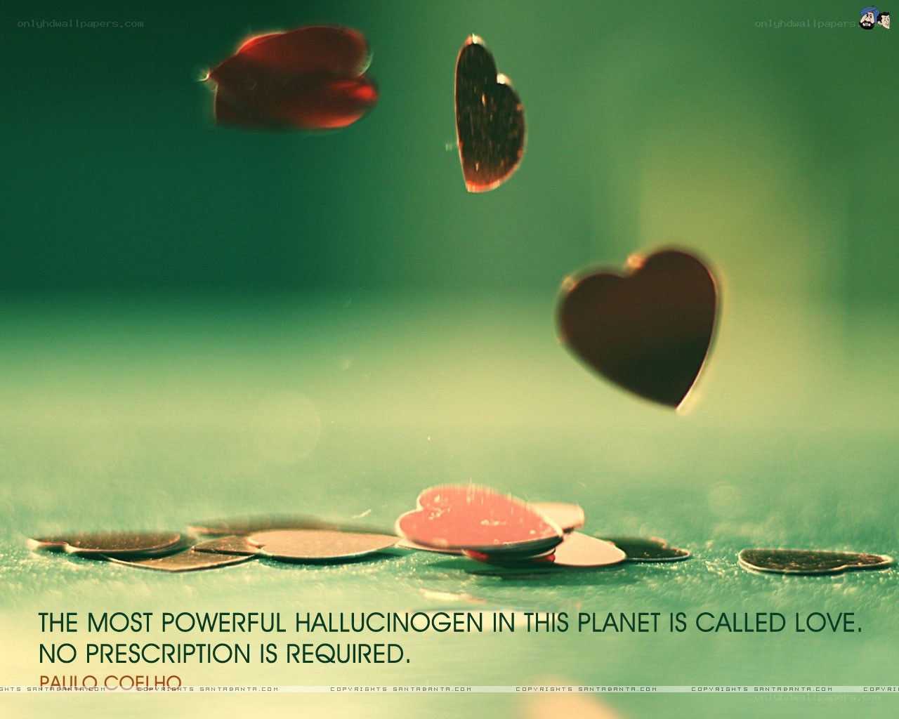 hearts and love quote