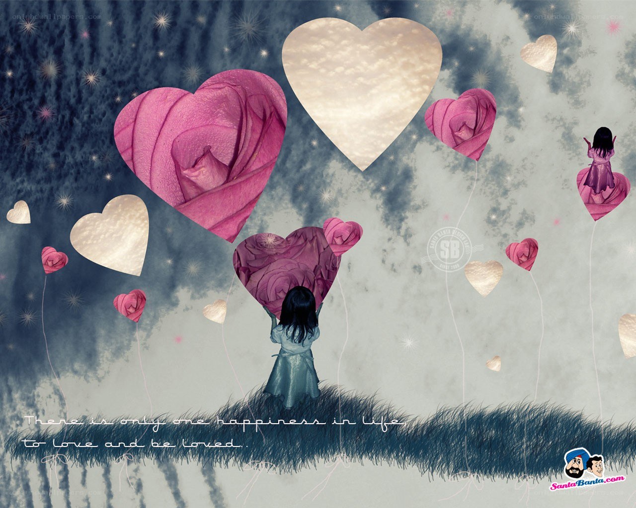 hearts and love