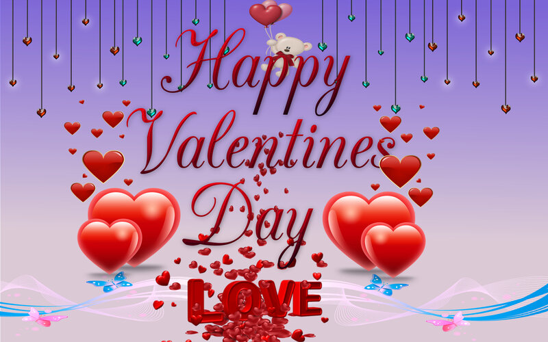 Hearts and Teddy Bear