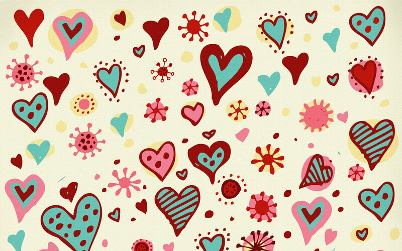 Hearts and Virus Icons