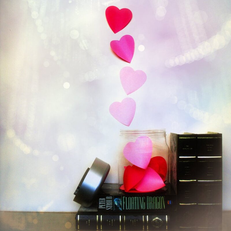 Hearts in a Jar — Pink