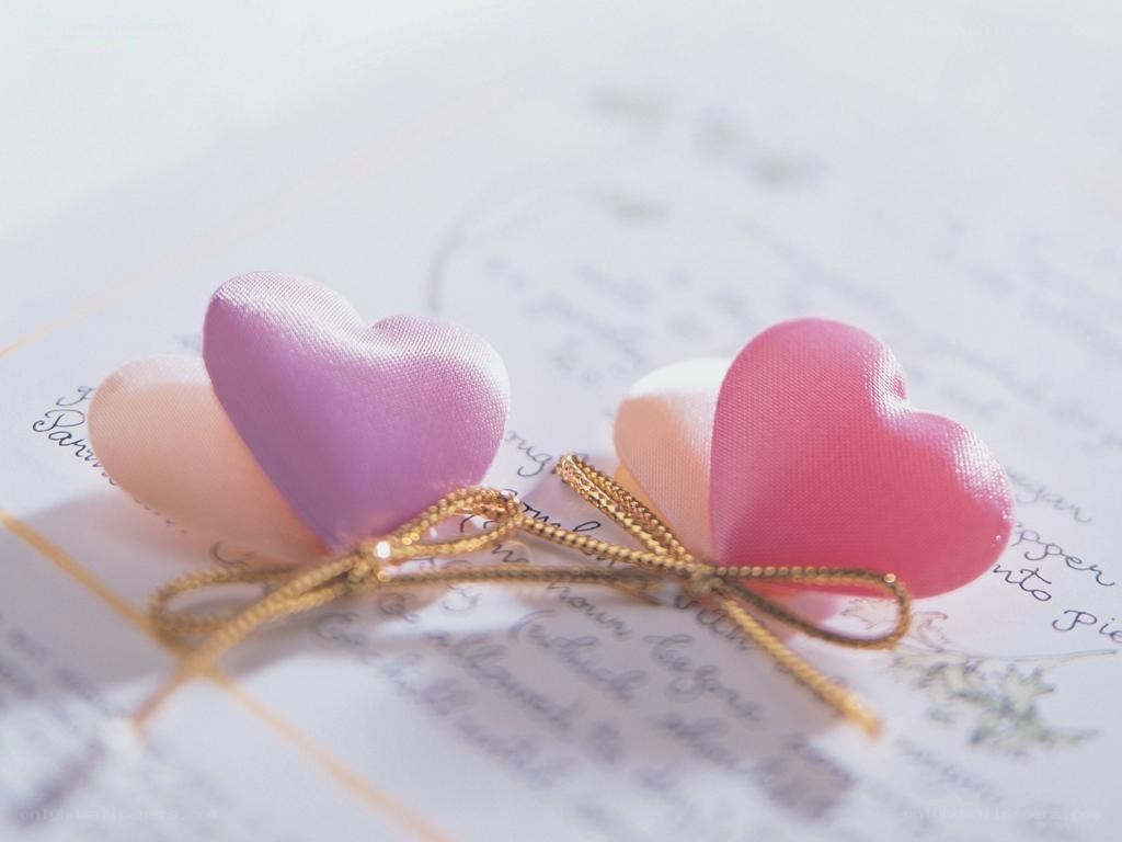Hearts on a letter