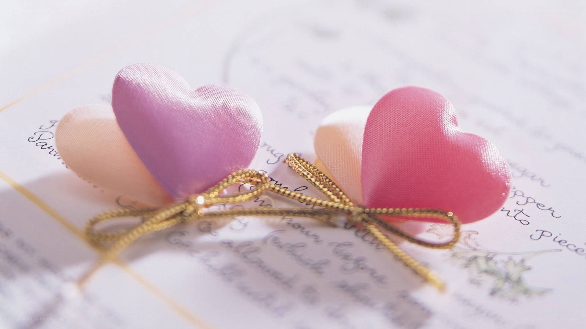 hearts on a love letter