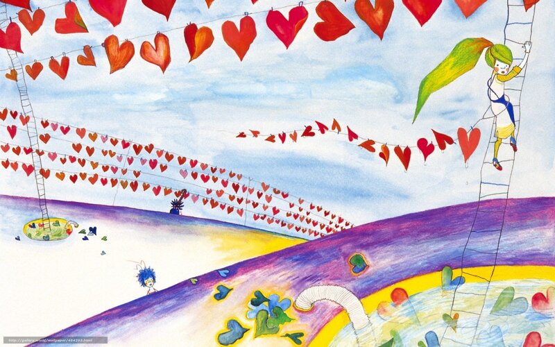 Hearts on a string
