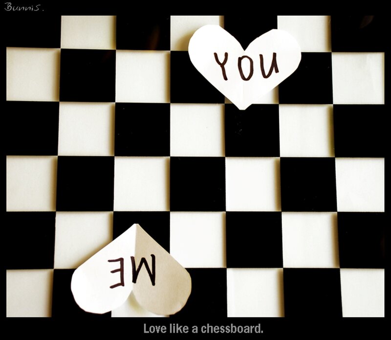 Hearts on Chessboard