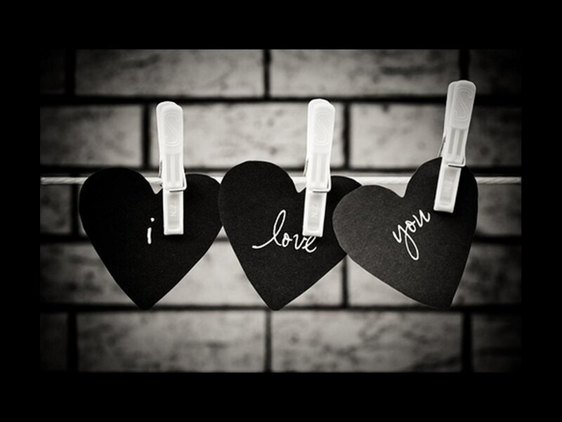 Hearts on Clothesline