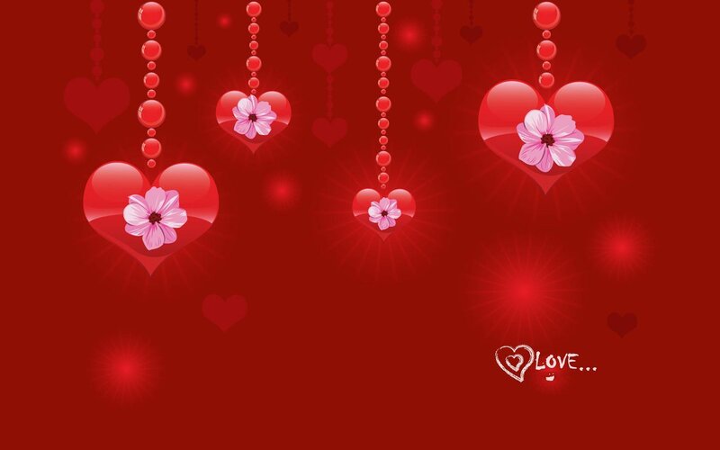 Hearts with Flowers