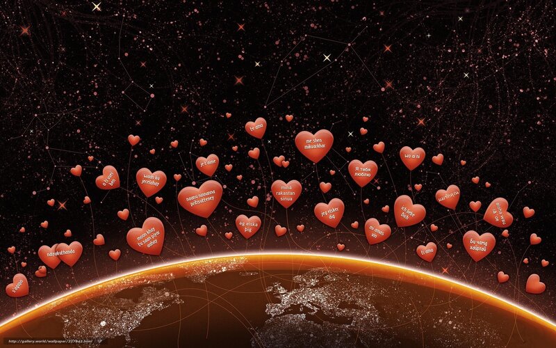 Hearts with Love Words