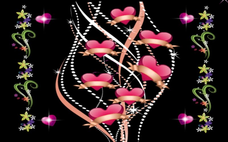Hearts with Ribbons