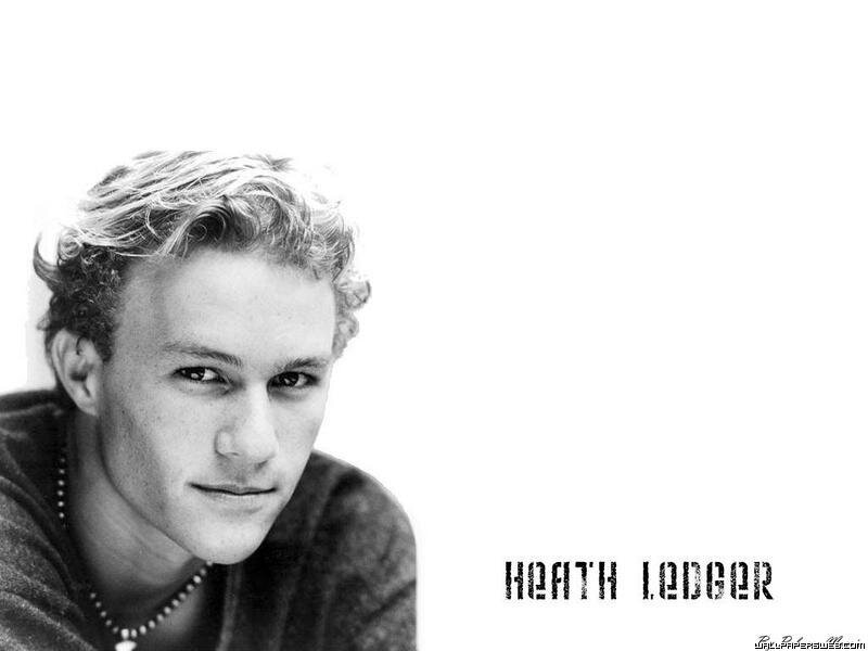 Heath Ledger Portrait — Black