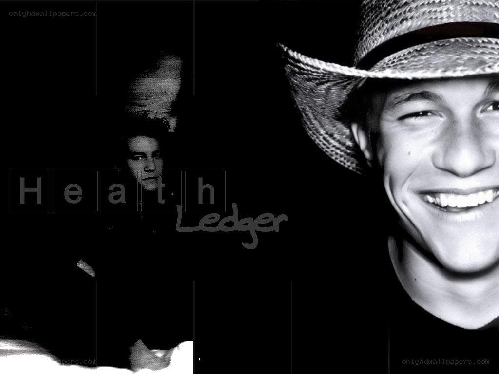 Heath Ledger portrait collage