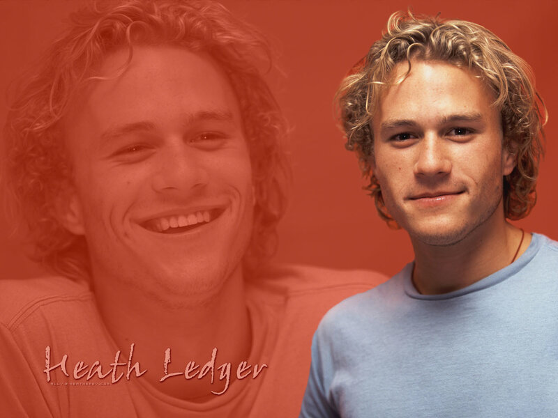 Heath Ledger Portrait — Red