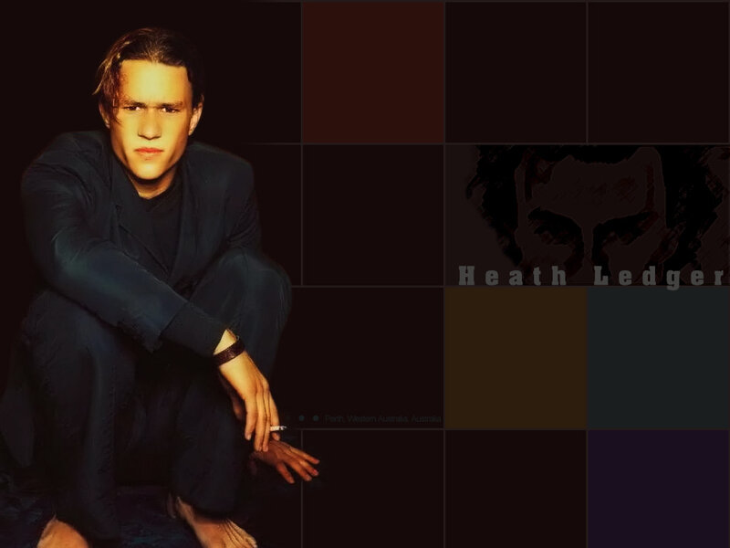 Heath Ledger Sitting