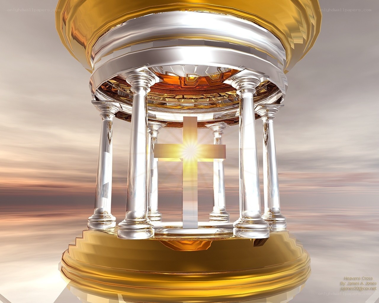 Heaven's Cross sculpture