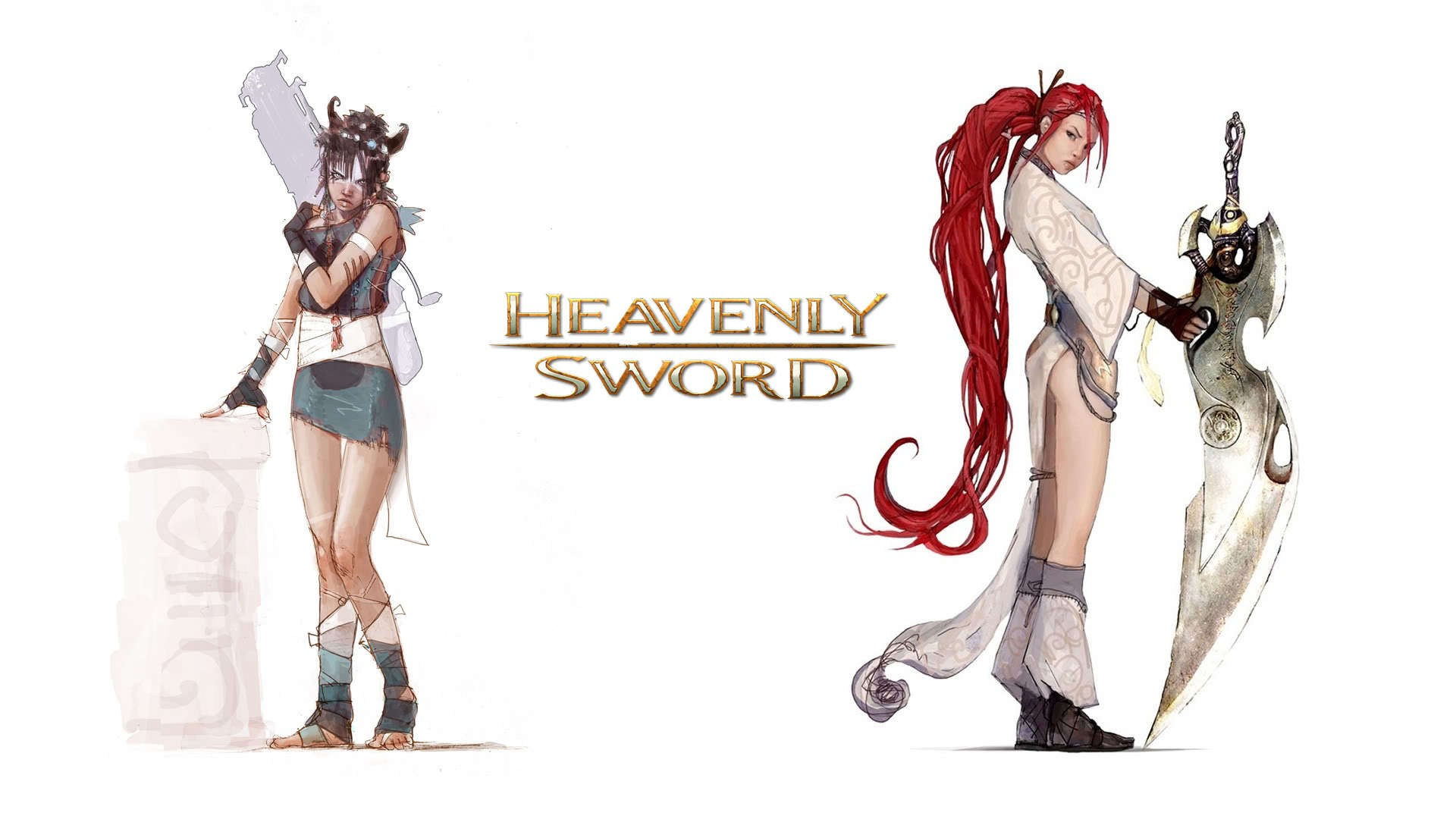 Heavenly Sword character art