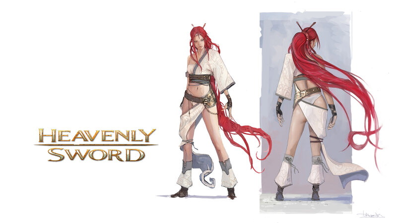 Heavenly Sword character design