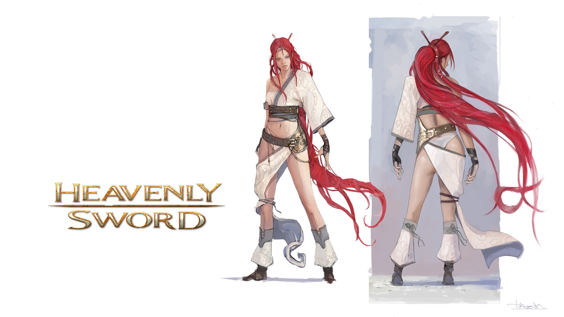 Heavenly Sword character design