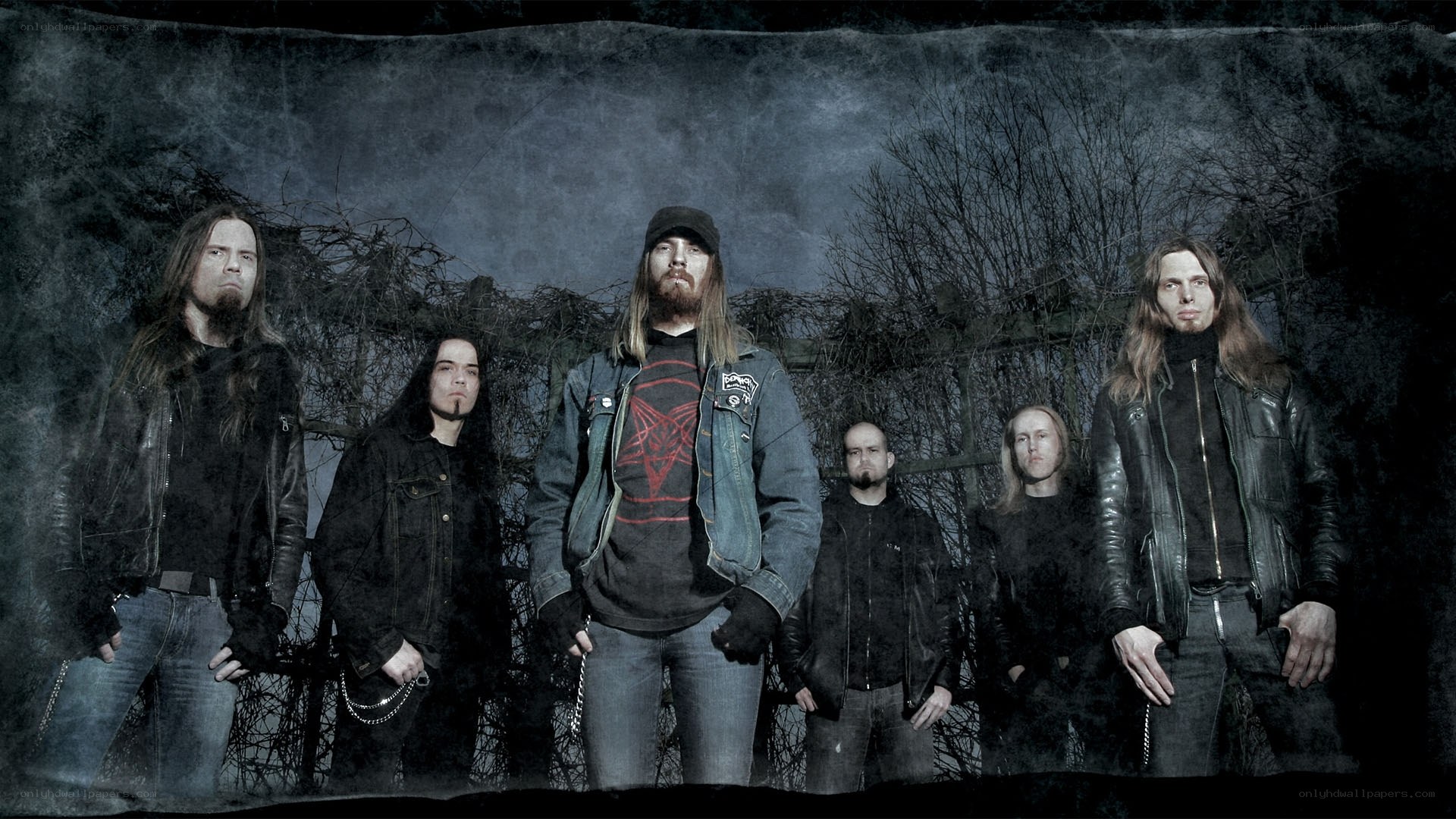 heavy metal band portrait