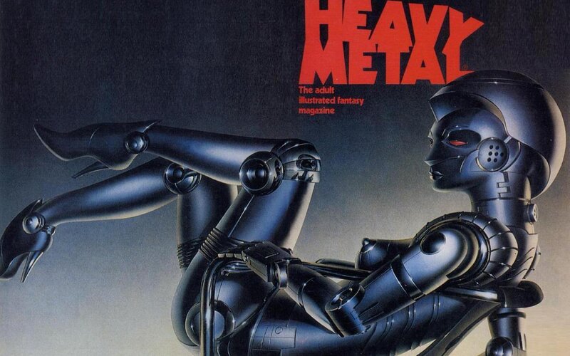 Heavy Metal magazine cover art