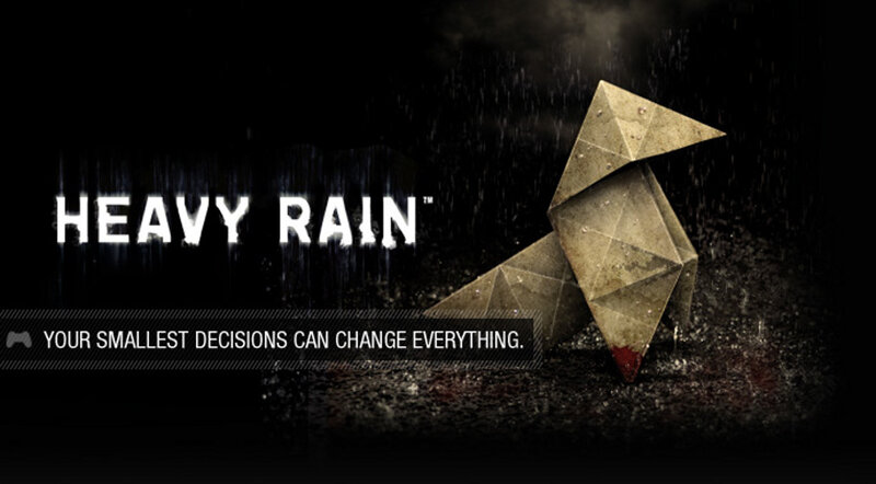 Heavy Rain game title screen