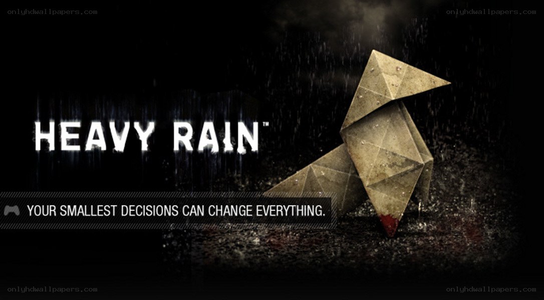 Heavy Rain game title screen