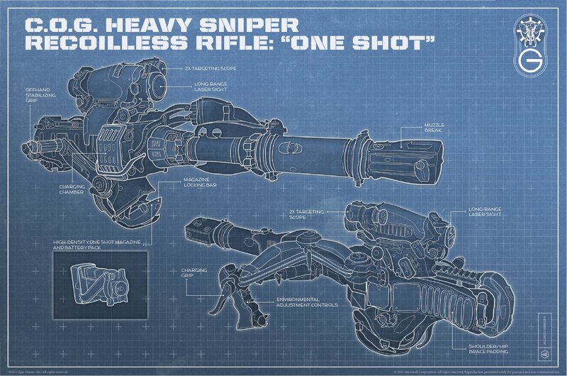 Heavy Sniper Rifle Blueprint