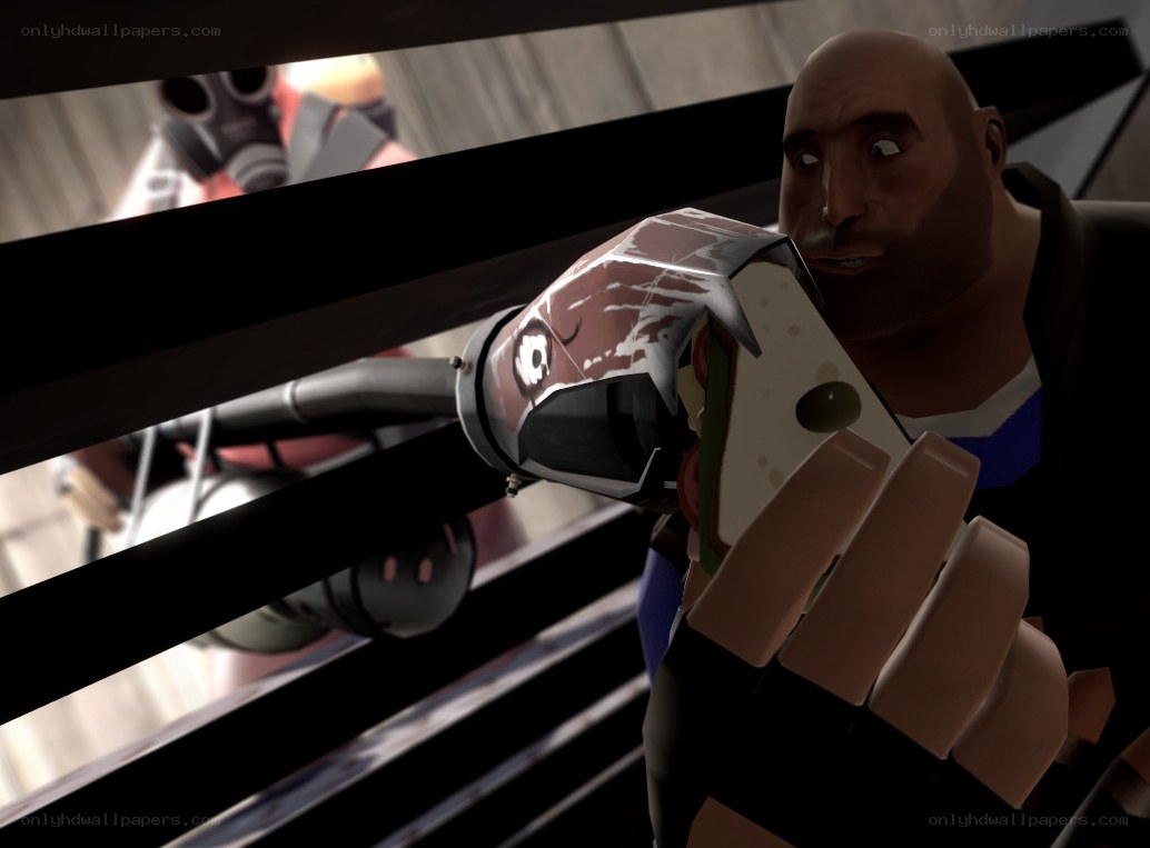 Heavy weapon in hand