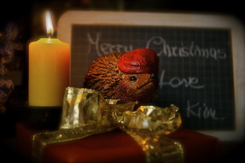 Hedgehog Figurine with Candle
