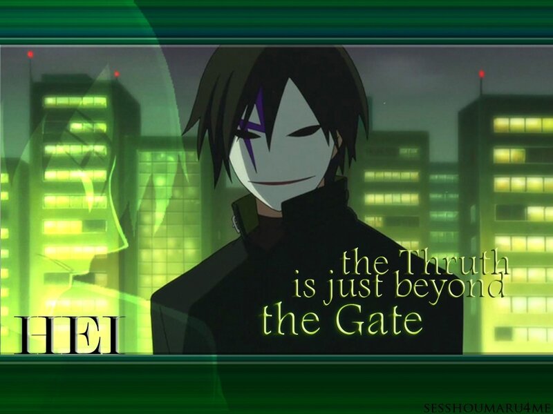 Hei character with quote