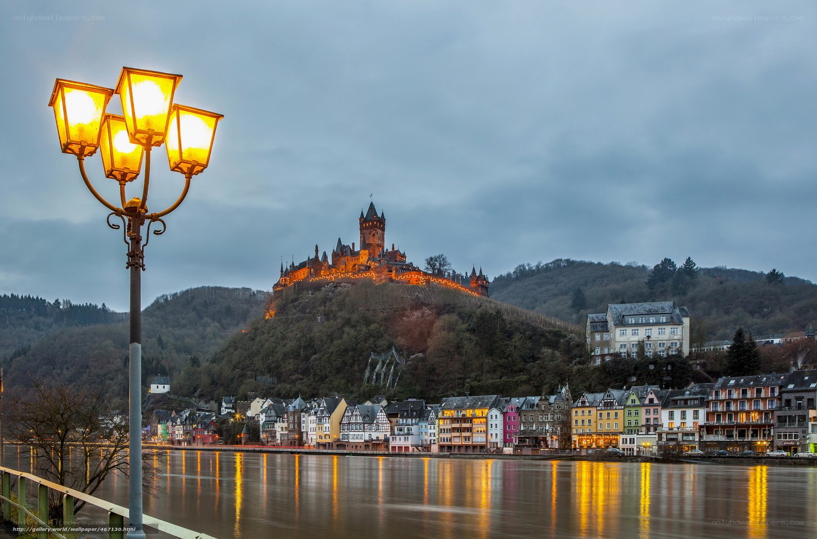 Heidelberg Castle at dusk