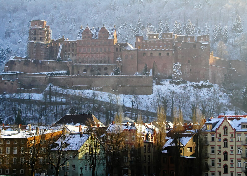 Heidelberg Castle in Winter
