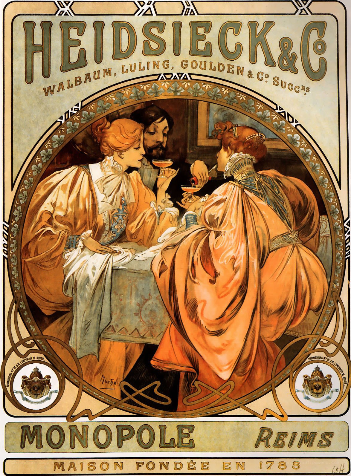 Heidsieck & Co Monopole poster