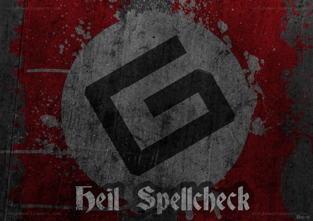 Heil Spellcheck logo art