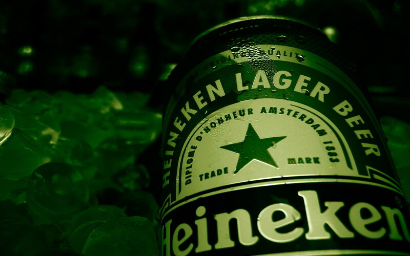 Heineken Beer Can — Green, Dark