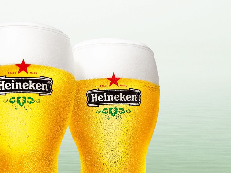 Heineken beer glasses