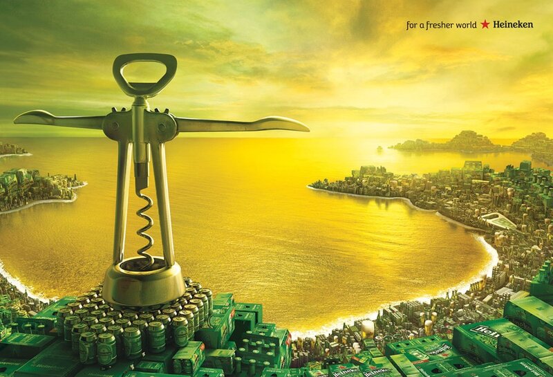 Heineken corkscrew ad